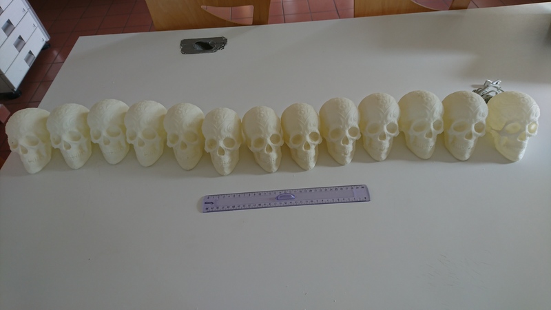Création de lampe en forme de crâne mexicain